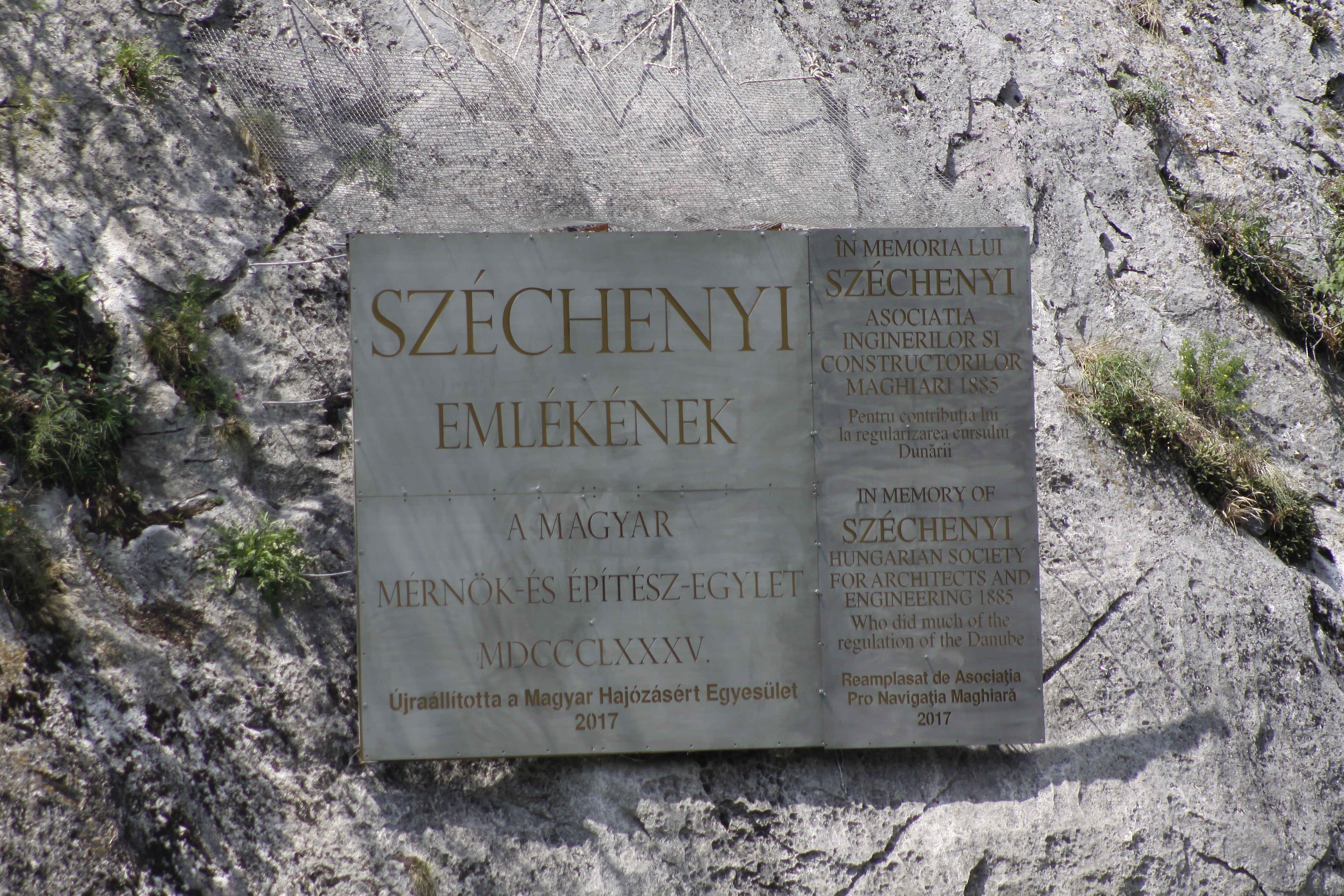 Széchenyi István emléktábla avatás 2017