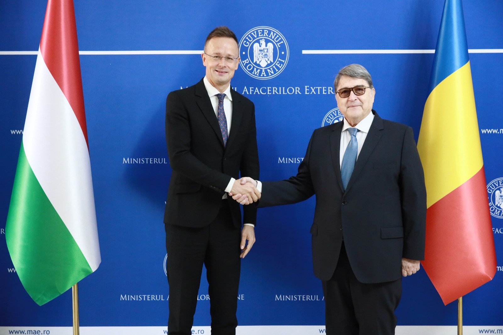 Szijjártó Péter külgazdasági és külügyminiszter 2025. január 20-án munkalátogatást tett Bukarestben